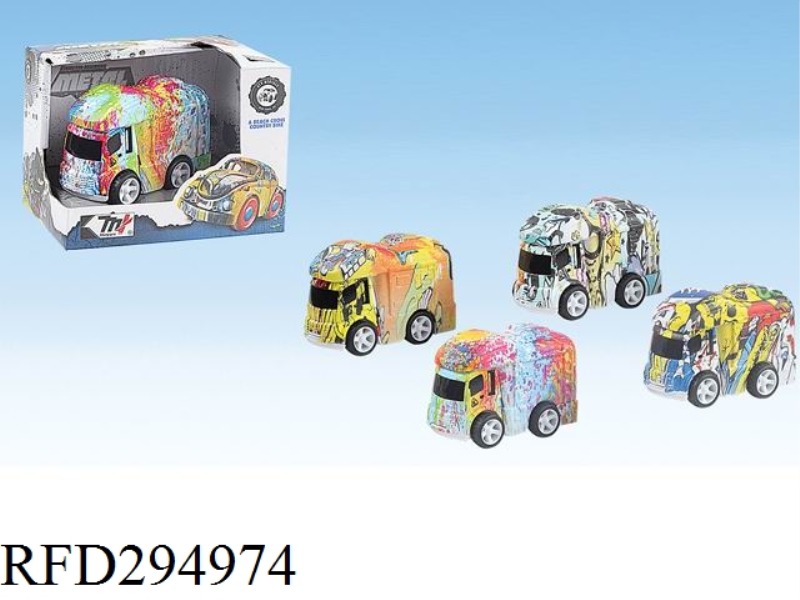 FRICTION GRAFFITI ALLOY CAR
