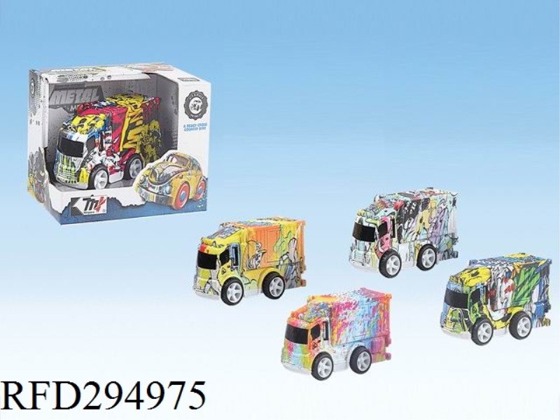 FRICTION GRAFFITI ALLOY CAR