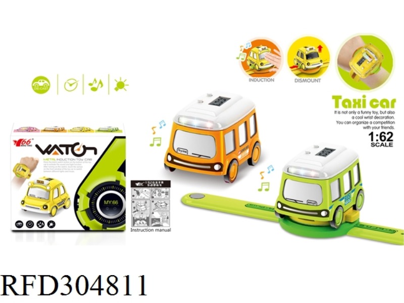 1:62 ALLOY INTERACTION WATCH BUS WITH LIGHT AND MUSIC