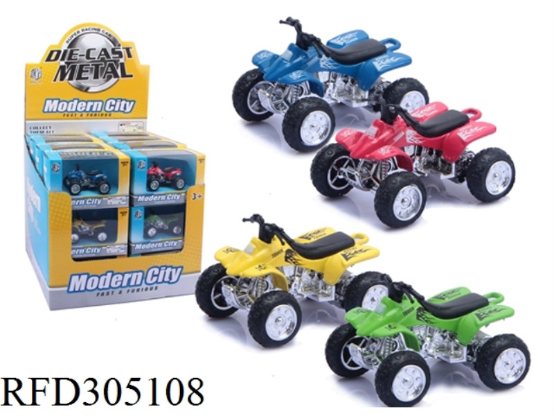 ALLOY PULL BACK SANDBEACH MOTORCYCLE 24PCS