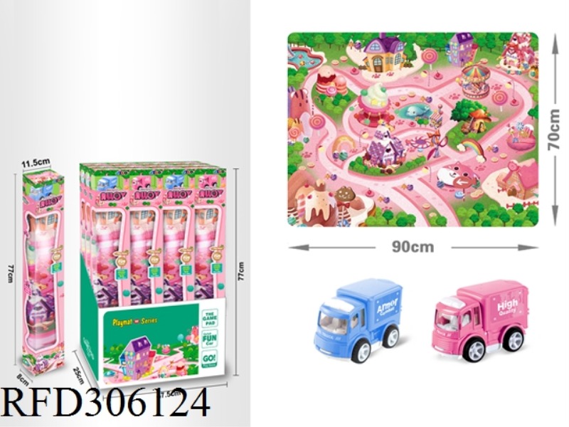 CARTOON ALLOY CAR TOWER PARADISE CARPET