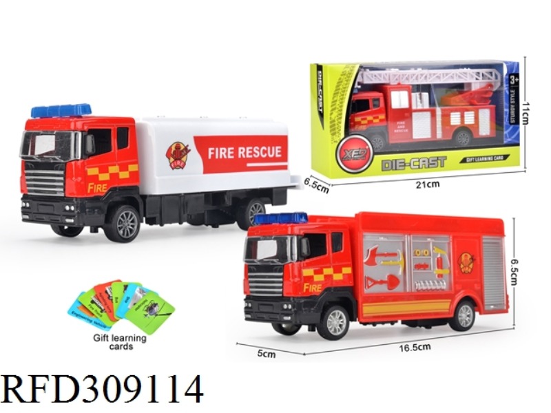 ALLOY PULL BACK FIRE ENGINE