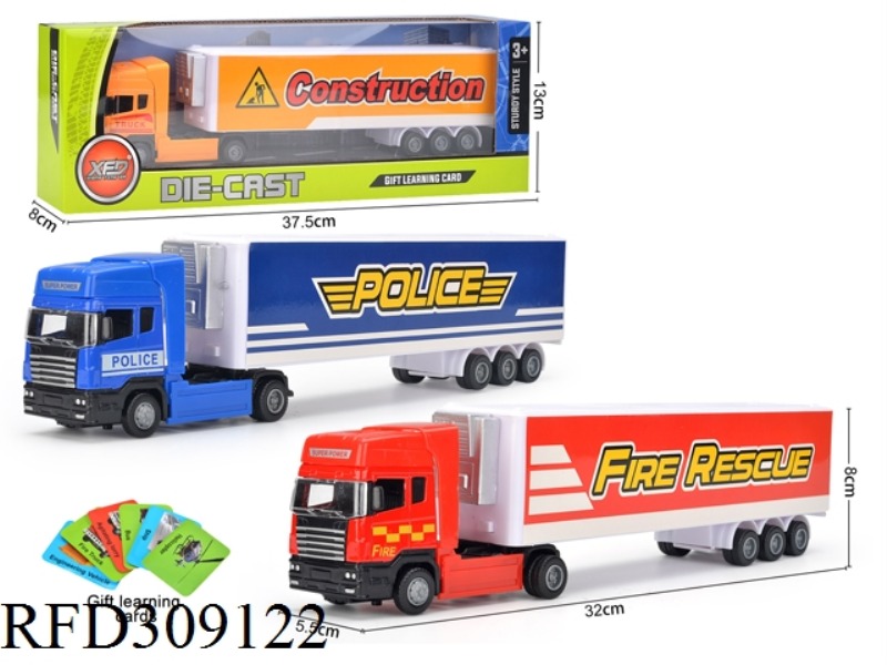 ALLOY SLIDE CONTAINER TRUCK