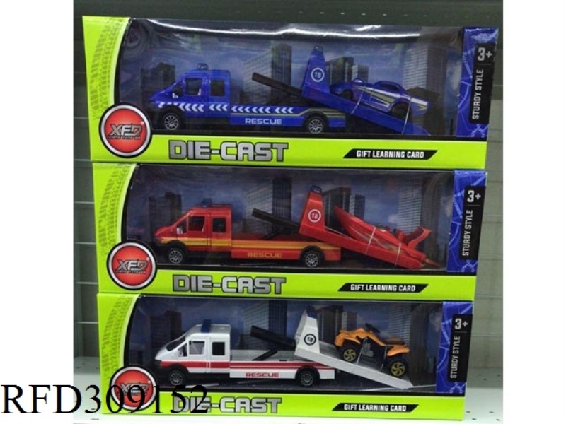 ALLOY PULL BACK TRAILER