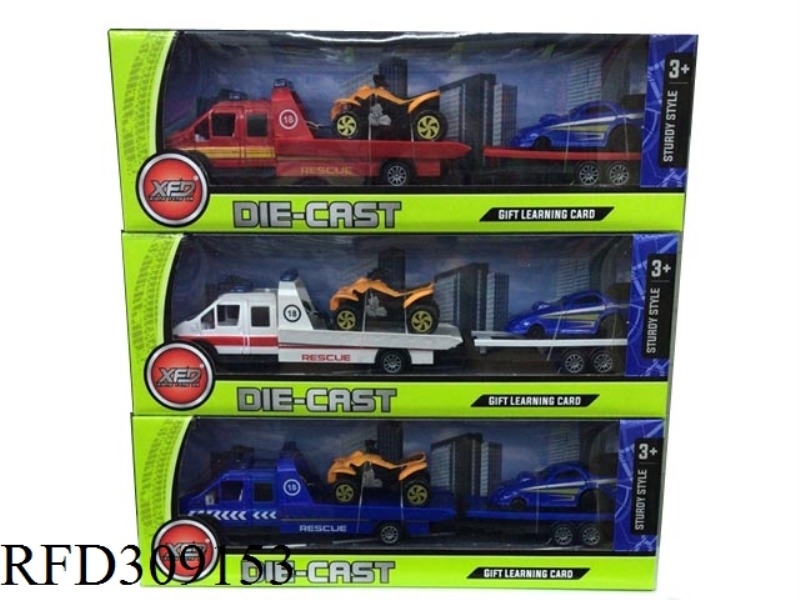 ALLOY PULL BACK TRAILER