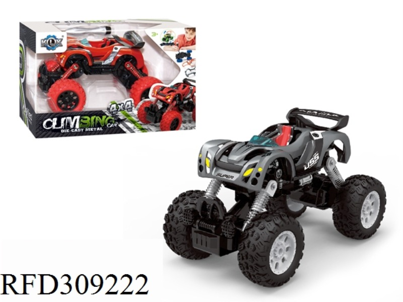 DIY ALLOY FOUR WHEEL DRIVE PULL BACK CLIMBING CAR