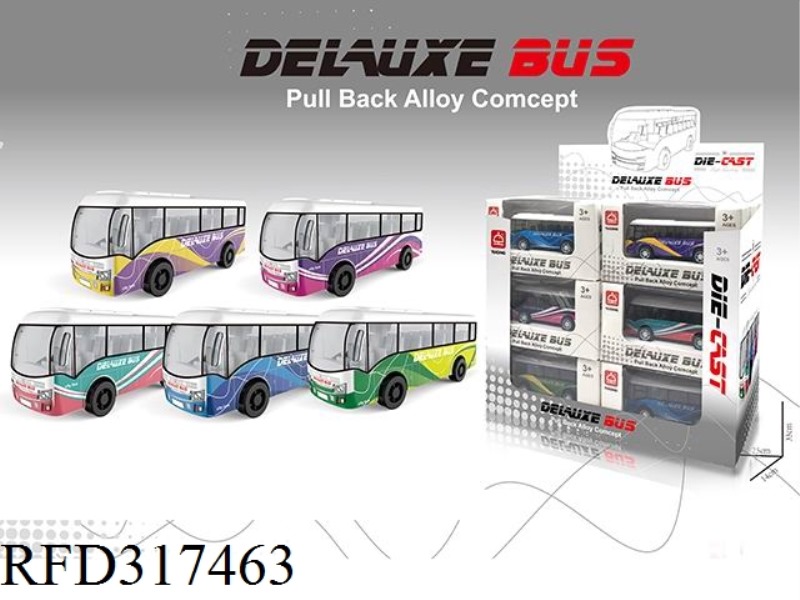 ALLOY BUS 18PCS