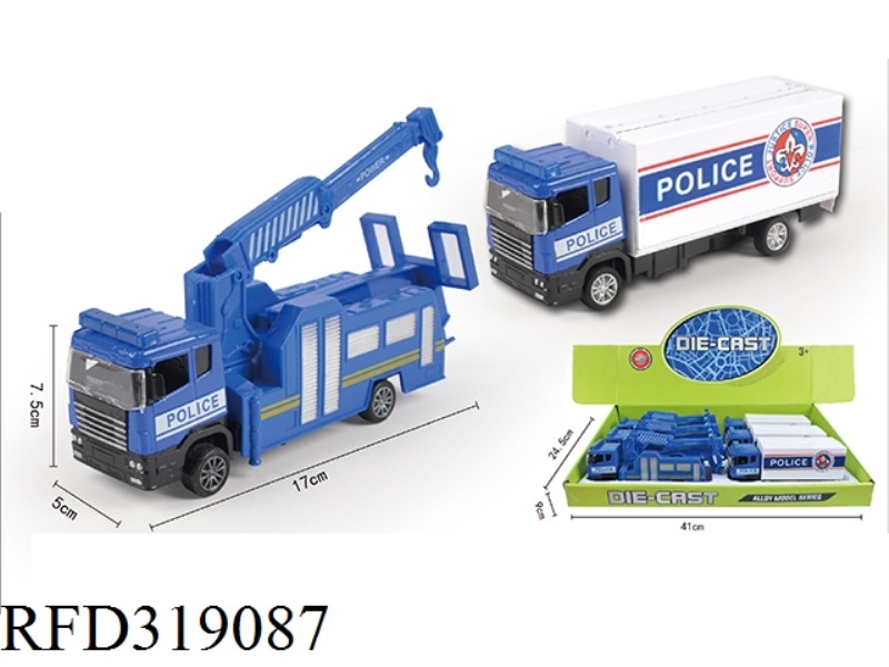 PULL BACK THE POLICE CAR ALLOY