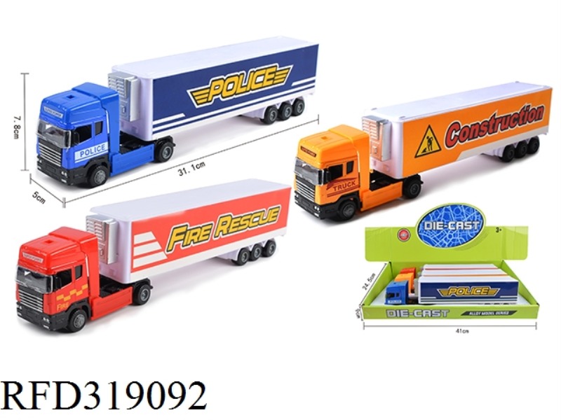SLIDE ALLOY CONTAINER TRUCK