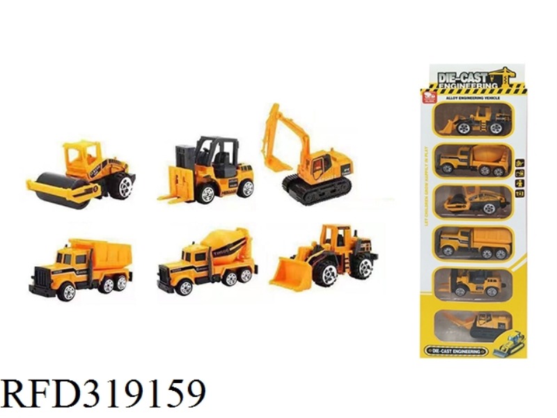 1:64 ALLOY ENGINEERING TRUCK COASTING (6 TYPES MIXED)