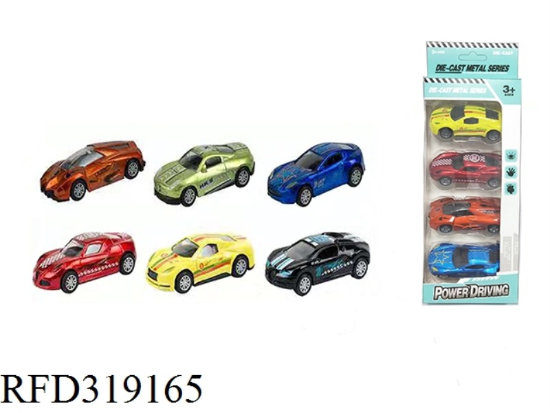 1:50 ALLOY POLICE CAR RESILIENCE (6 MIXED)