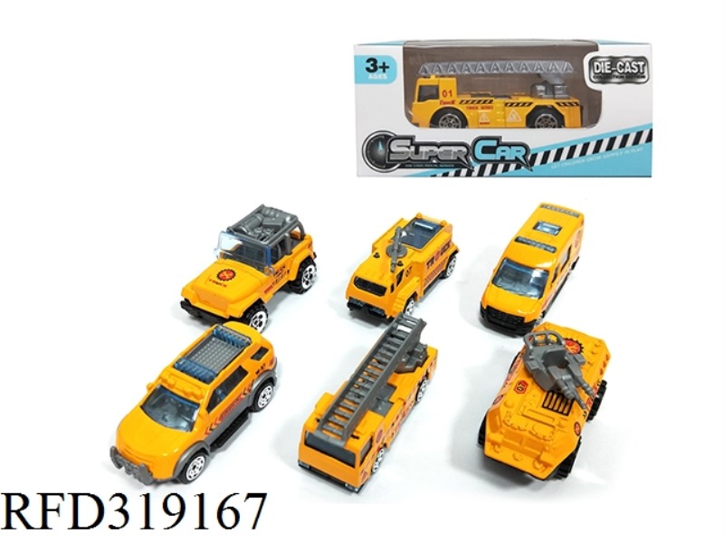 1:64 ALLOY ENGINEERING TRUCK COASTING (6 TYPES MIXED)