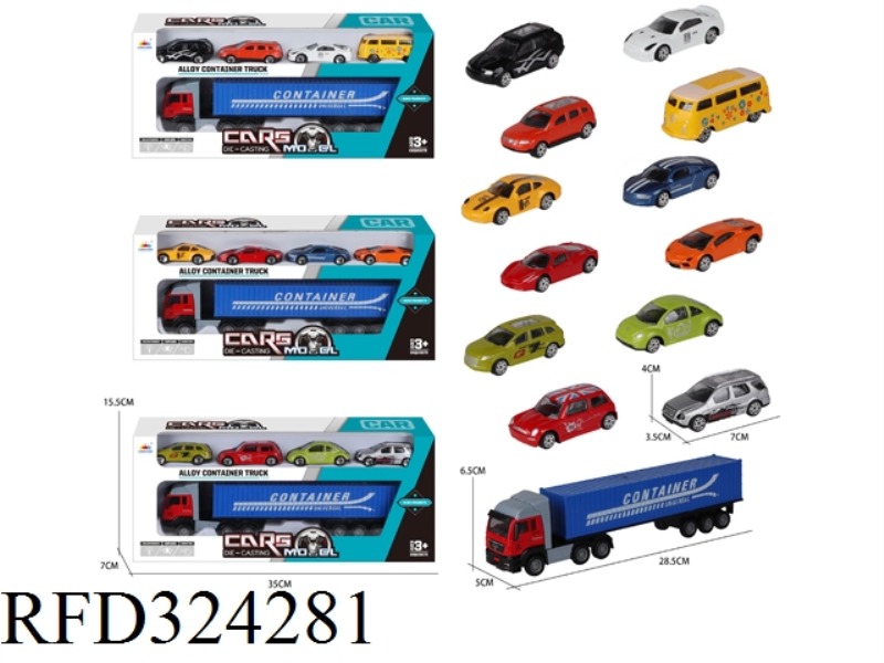 CONTAINER TRUCK WITH 12 TYPES OF ALLOY TRUCK