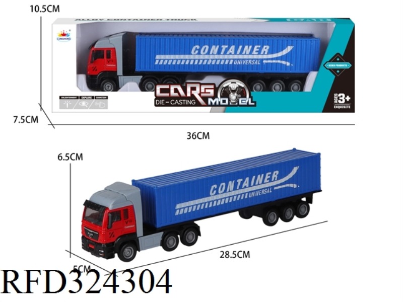 CONTAINER TRUCK WITH TRACTORS