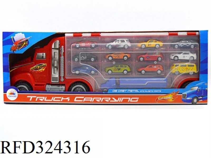 LARGE CONTAINER WITH 12 ALLOY CAR
