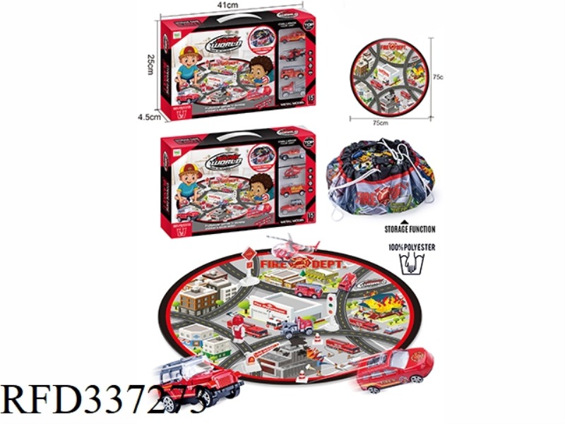 CARPET STORAGE BAG + ALLOY FIRE TRUCK