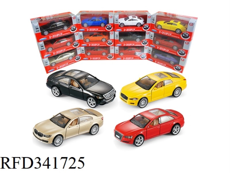 1:38 SIMULATED ALLOY CAR WITH ACOUSTIC LIGHT RETURN FORCE DOOR