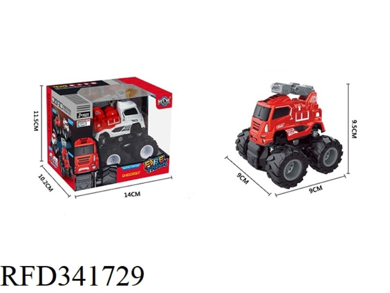 FOUR-DRIVE INERTIAL ALLOY FIRE TRUCK