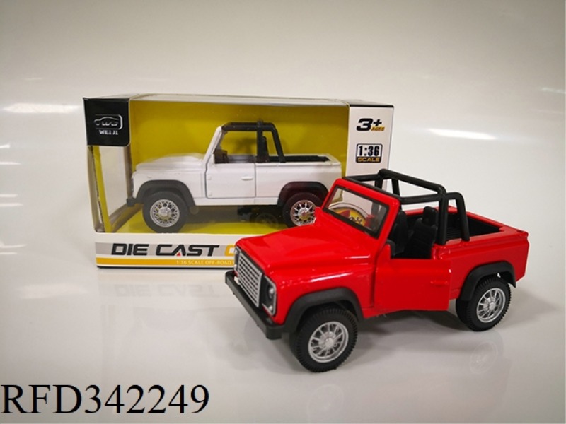 1:36 ALLOY SIMULATION
LAND ROVER DEFENDER
PICKUP CAR MODEL
(CAN BE MIXED)