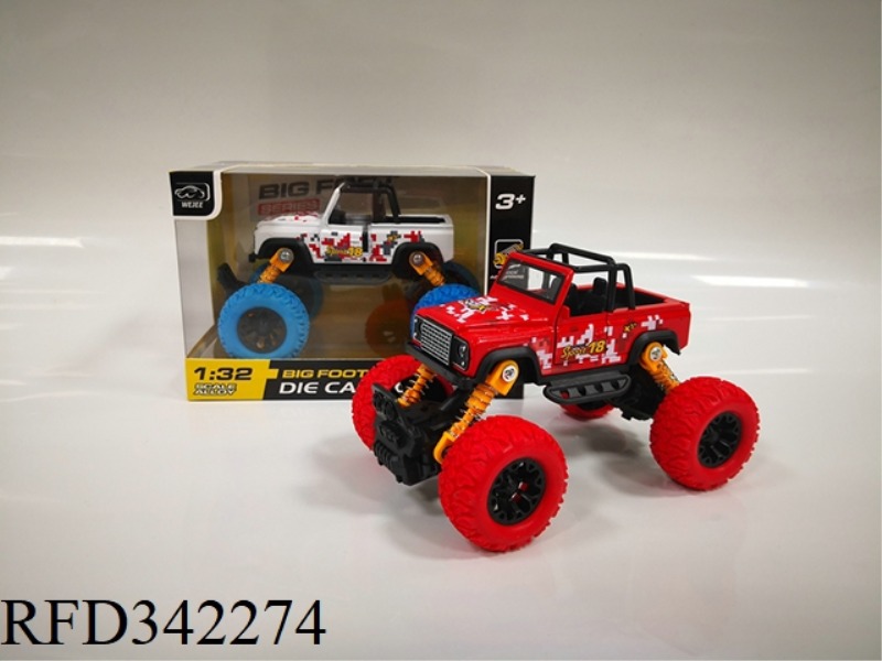 1:32 ALLOY FEET
LAND ROVER PICKUP
FOUR-WHEEL DRIVE CAR MODEL