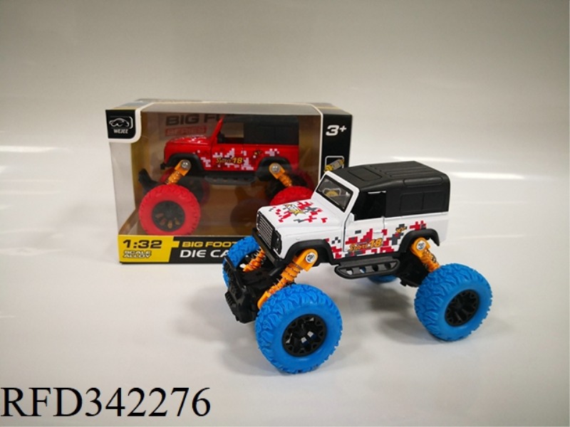 1:32 ALLOY FEET
LAND ROVER DEFENDER
FOUR-WHEEL DRIVE CAR MODEL
