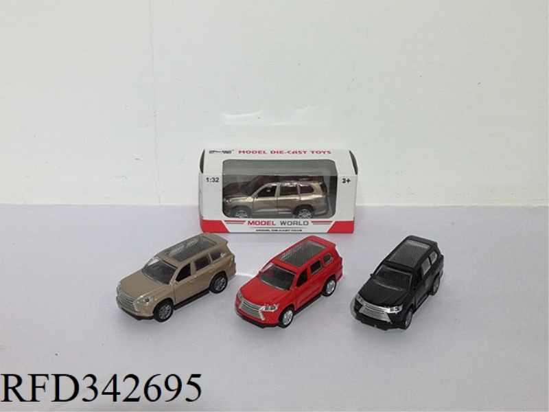 1:32 SIMULATION PULL BACK ALLOY CAR WITH TWO DOORS LEXUS