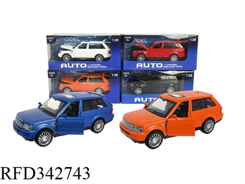 1:28 SIMULATED PULL BACK ALLOY FOUR DOOR LAND ROVER