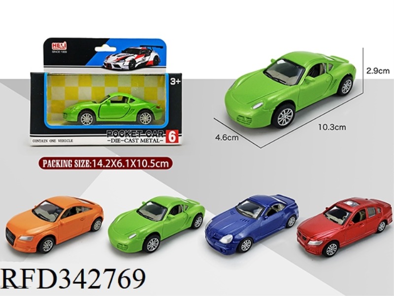1:43 SIMULATION PULL BACK ALLOY CAR