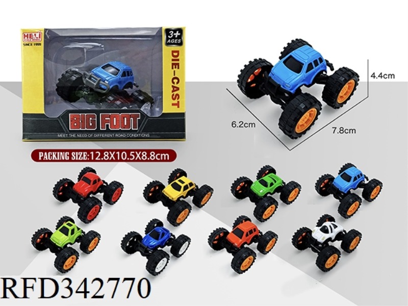 BIGFOOT SLIDING ALLOY CAR (CHANGEABLE WHEELS)