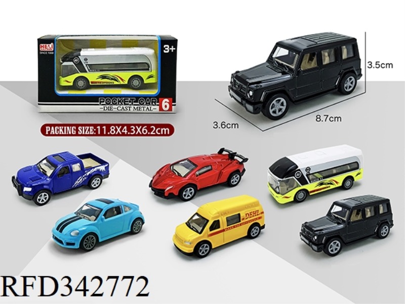 1:55 SIMULATION PULL BACK ALLOY CAR