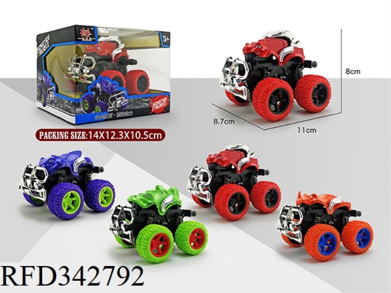 INERTIAL ALLOY FOUR-WHEEL DRIVE MONSTER OFF-ROAD VEHICLE