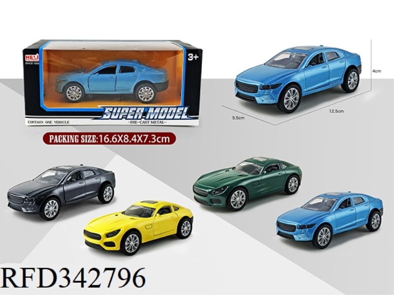 1:36 SIMULATION PULL BACK ACOUSTO-OPTIC ALLOY CAR (MERCEDES-BENZ, VOLVO)