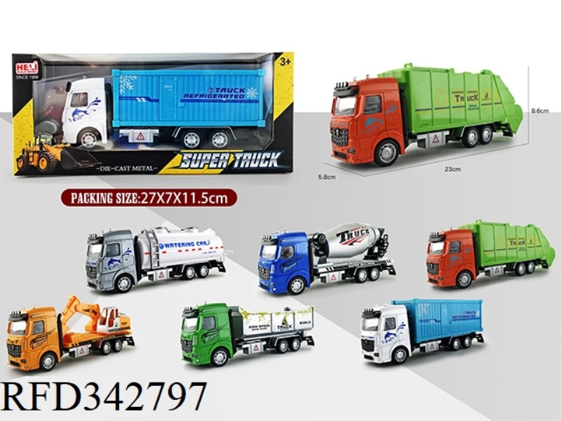 SIMULATION PULL BACK ALLOY ENGINEERING VEHICLE (CITY SERIES)