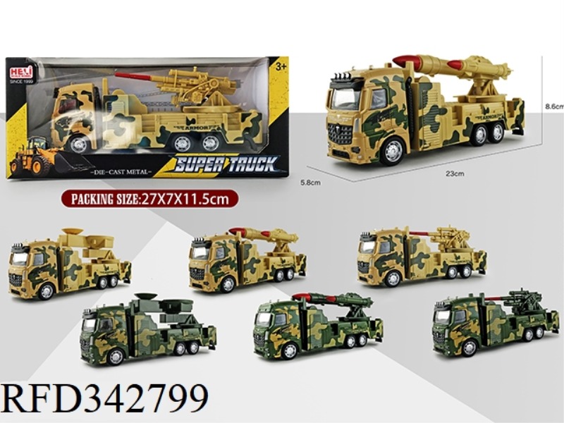 SIMULATION PULL BACK ALLOY ENGINEERING VEHICLE (MILITARY SERIES)