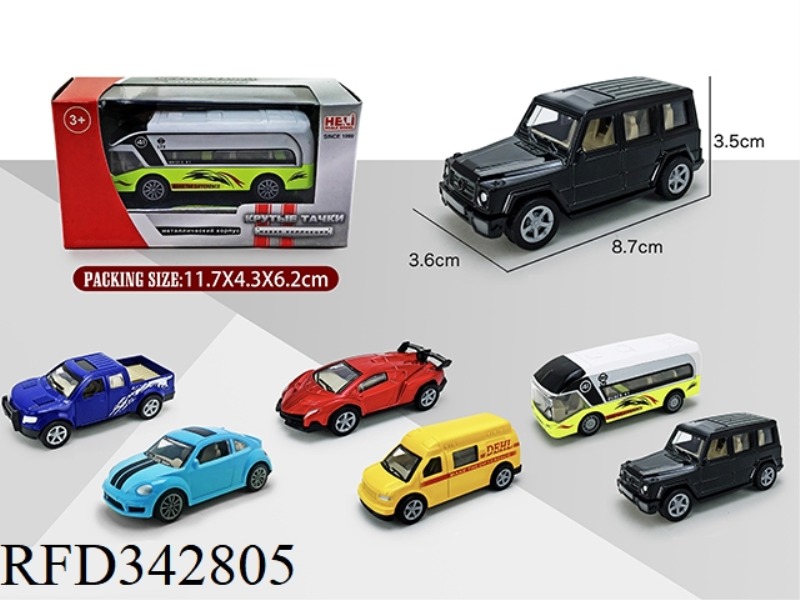 1:55 SIMULATION PULL BACK ALLOY CAR
