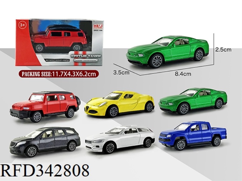 1:55 SIMULATION PULL BACK ALLOY CAR