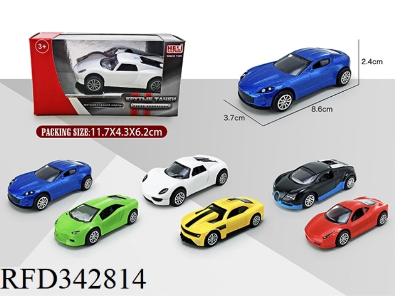 1:55 SIMULATION PULL BACK ALLOY CAR