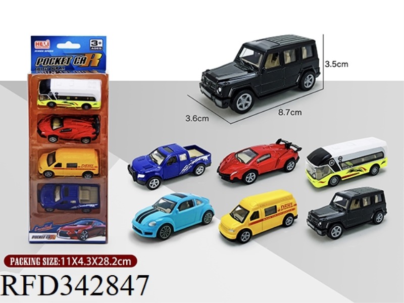 1:55 SIMULATION PULL BACK ALLOY CAR
