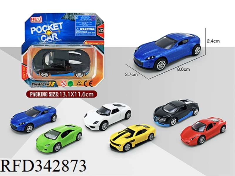 1:55 SIMULATION ALLOY PULL BACK CAR