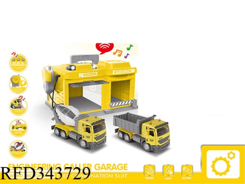 CALLING MACHINE GARAGE 1:32 DOOR OPEN ALLOY CAR-ENGINEERING SERIES