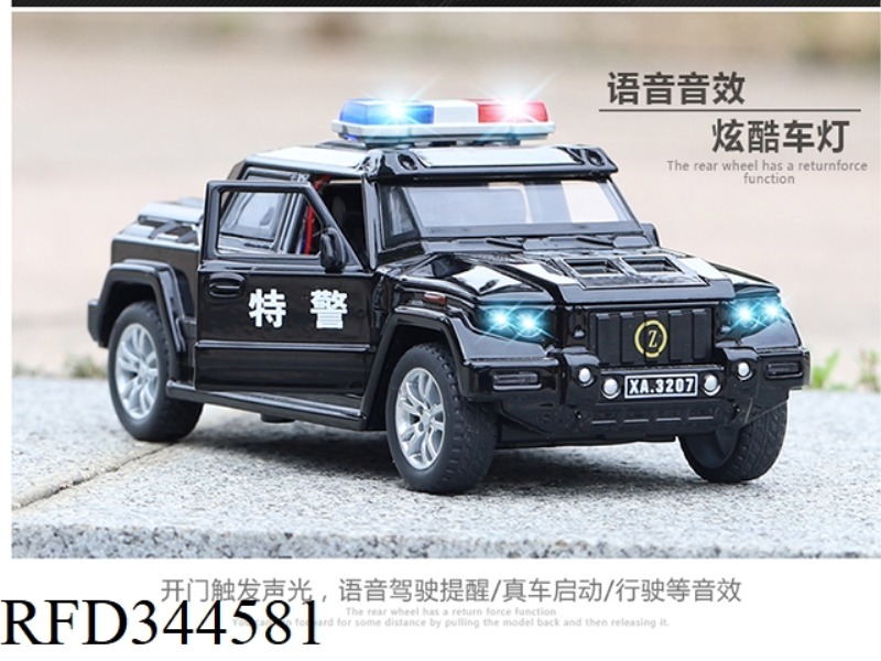 1: 32 ALLOY PULL BACK
WAR SHIELD-KEBACH POLICE CAR EDITION