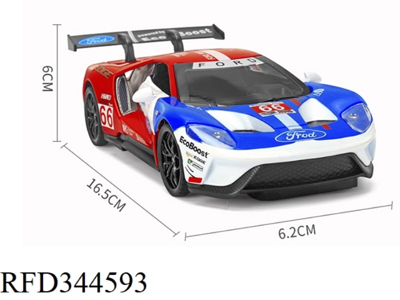 1:32 ALLOY PULL BACK
FORD GT
TRACK VERSION/12PCS