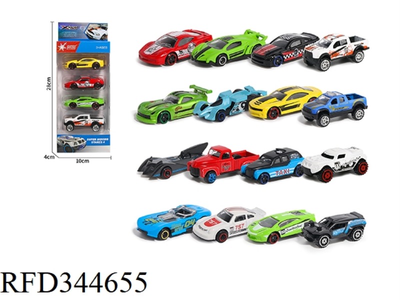 1:64 ALLOY SMALL SPORTS CAR [16 MODELS] SLIDING