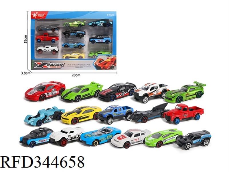 1:64 ALLOY SMALL SPORTS CAR [16 MODELS] SLIDING