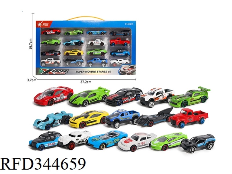 1:64 ALLOY SMALL SPORTS CAR [16 MODELS] SLIDING