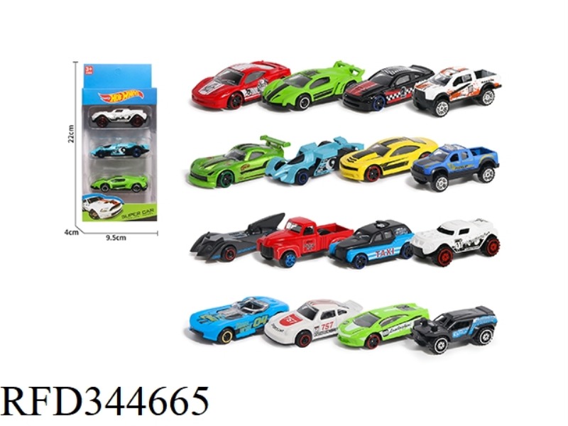 1:64 ALLOY SMALL SPORTS CAR [16 MODELS] SLIDING