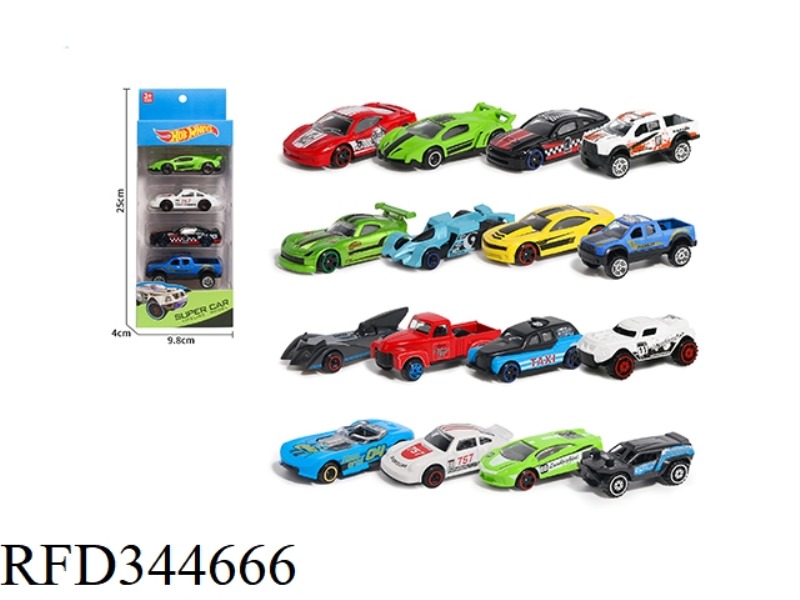 1:64 ALLOY SMALL SPORTS CAR [16 MODELS] SLIDING