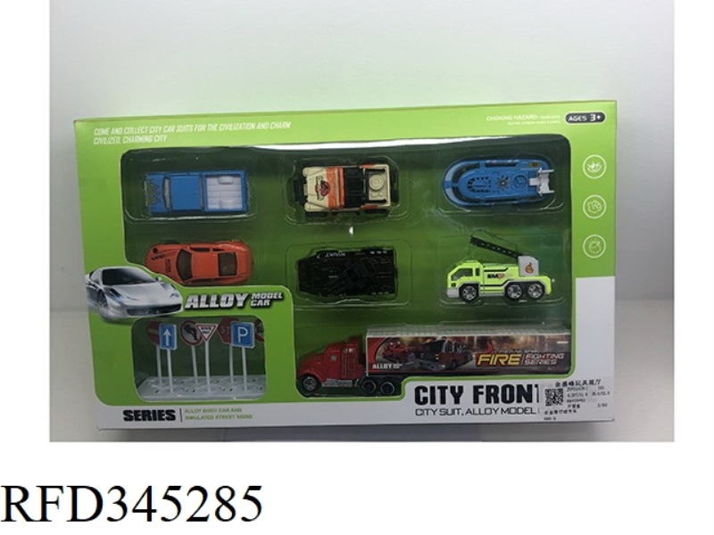 ALLOY SLIDING CITY CAR