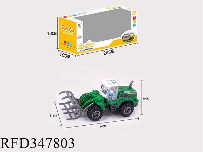 1:30 INERTIA + SOUND AND LIGHT FARMER GRAB GRASS CART GREEN (SINGLE MODEL)
