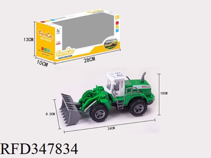 1:30 FARMER BULLDOZER GREEN (SINGLE MODEL)